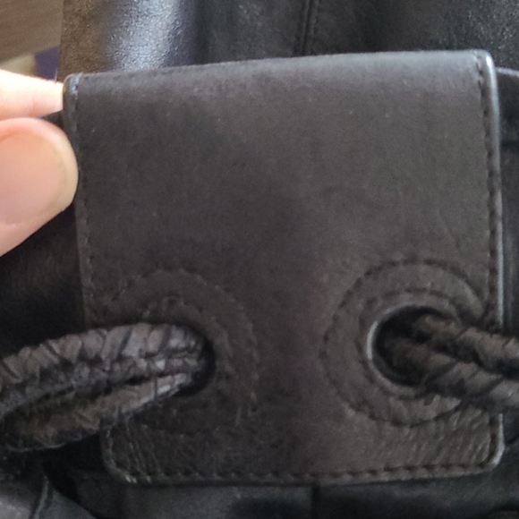 SABINA New York drawstring satchel leather bag - Picture 13 of 13